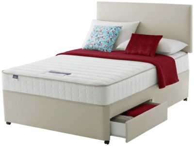 Silentnight - Hatfield Memory - Double 2 Drawer - Divan